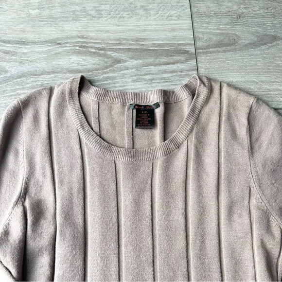 Alison Sheri Animal Print  Sweater Dress Removable Belt - Picture 6 of 16